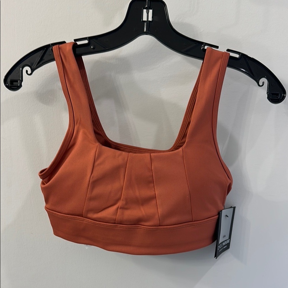 Marika Cycle House Rust Orange Women's Sports‎ Bra Top Small